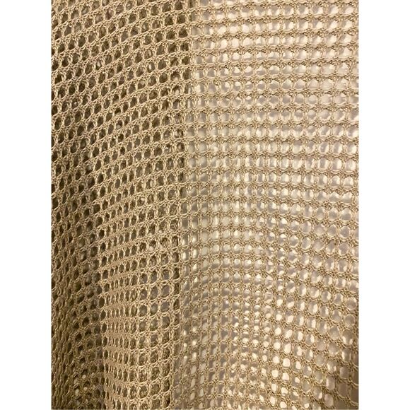 Eileen Fisher Open Stitch Longline Organic Linen Cardigan Sz XL - Picture 8 of 13